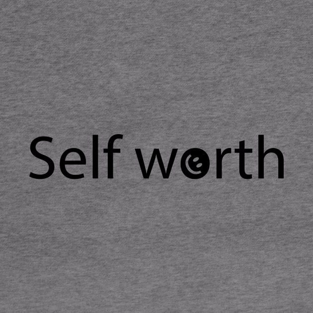 Self worth artistic design by DinaShalash